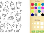 Spel Leuke boba kleurboek voor kinderen online