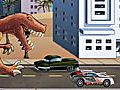 Spel T rex rampage prehistorische pizza  online