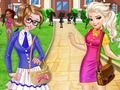 Spel De zussen gaan naar het Arendelle College  online