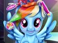 Spel Regenboog pony echte kapsels  online
