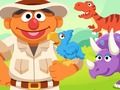 Spel 123 Sesamstraat: Ernie's Dinosaur Day Care  online