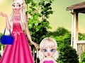 Spel Moeder Elsa en baby fotoshoot online Spel Moeder Elsa en baby fotoshoot online