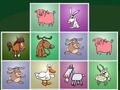 Spel Boerderijdieren die puzzels matchen  online