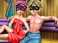 Spel Gestippelde meisjessauna flirten  online