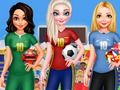 Spel BFF Princess Stem voor voetbal 2018 online Spel BFF Princess Stem voor voetbal 2018 online