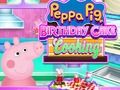 Spel Peppa Pig verjaardagstaart koken  online