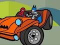 Spel Superheld auto's kleurboek  online
