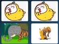 Spel Grappige dieren: ter herinnering  online