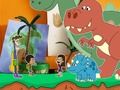 Spel Servet avonturen! Familie dinosaurus Rex  online