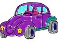 Spel Cartoon auto kleurboek  online