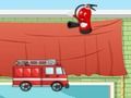 Spel Brandweerwagen gekke race  online