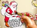 Spel Kerstman kleuren  online