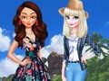 Spel Land versus zee: Moana versus Elsa  online