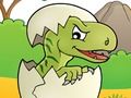 Spel Dino kleurspel online