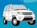 Spel Russische auto's kleurboek online