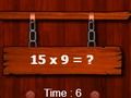 Spel Math challenge met vermenigvuldiging  online