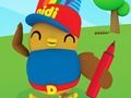 Spel Didi en vrienden: kleurboek  online