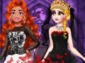 Spel Prinses zwarte trouwjurk  online