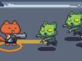 Spel Cat Gunner vs Zombies online