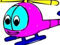 Spel Terug naar school helikopter kleuren  online