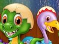 Spel Dinosaurussen kleurboek  online