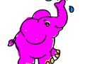 Spel Terug naar school: Olifant kleuren  online