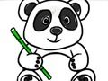 Spel Terug naar school: Panda kleuren  online