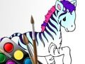 Spel Grappige dieren kleurboek  online