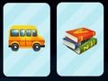 Spel Terug naar school: geheugen  online