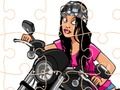 Spel Crazy Bikers Jigsaw online