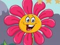 Spel Grappige bloemen puzzel  online