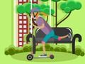 Spel Elektrische scooter rijdt puzzel  online