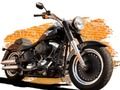 Spel Cartoon motorfietsen puzzel  online