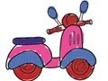 Spel City Scooter Ride kleurplaat online