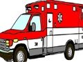 Spel Ambulance vrachtwagens kleurplaten  online