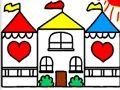 Spel Terug naar school kleurboek DOLLHOUSE  online