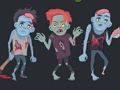 Spel Zombies en skeletten kleuren  online