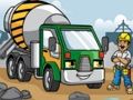 Spel Bouw vrachtwagens puzzel  online