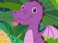 Spel Schattige dinosaurussen kleuren  online