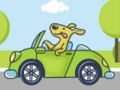 Spel Dierlijke gelukkige drive -kleurplaten online