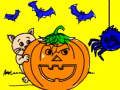 Spel Halloween kleurboek  online
