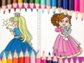 Spel Mooie prinses kleurboek  online