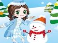 Spel Een prinses en een sneeuwman  online