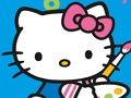 Spel Kleur op nummer met Hello Kitty  online