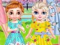 Spel Princess Family Flower Picnic online Spel Princess Family Flower Picnic online