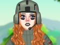 Spel Prinses militaire mode  online
