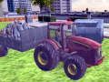 Spel 3D stad tractor vuilnis sim  online