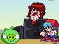 Spel Friday Night Funkin 'vs PIG van Angry Birds  online