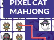 Spel Pixel kat mahjong  online