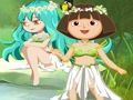 Spel Dora met tovenaar in het bos online Spel Dora met tovenaar in het bos online